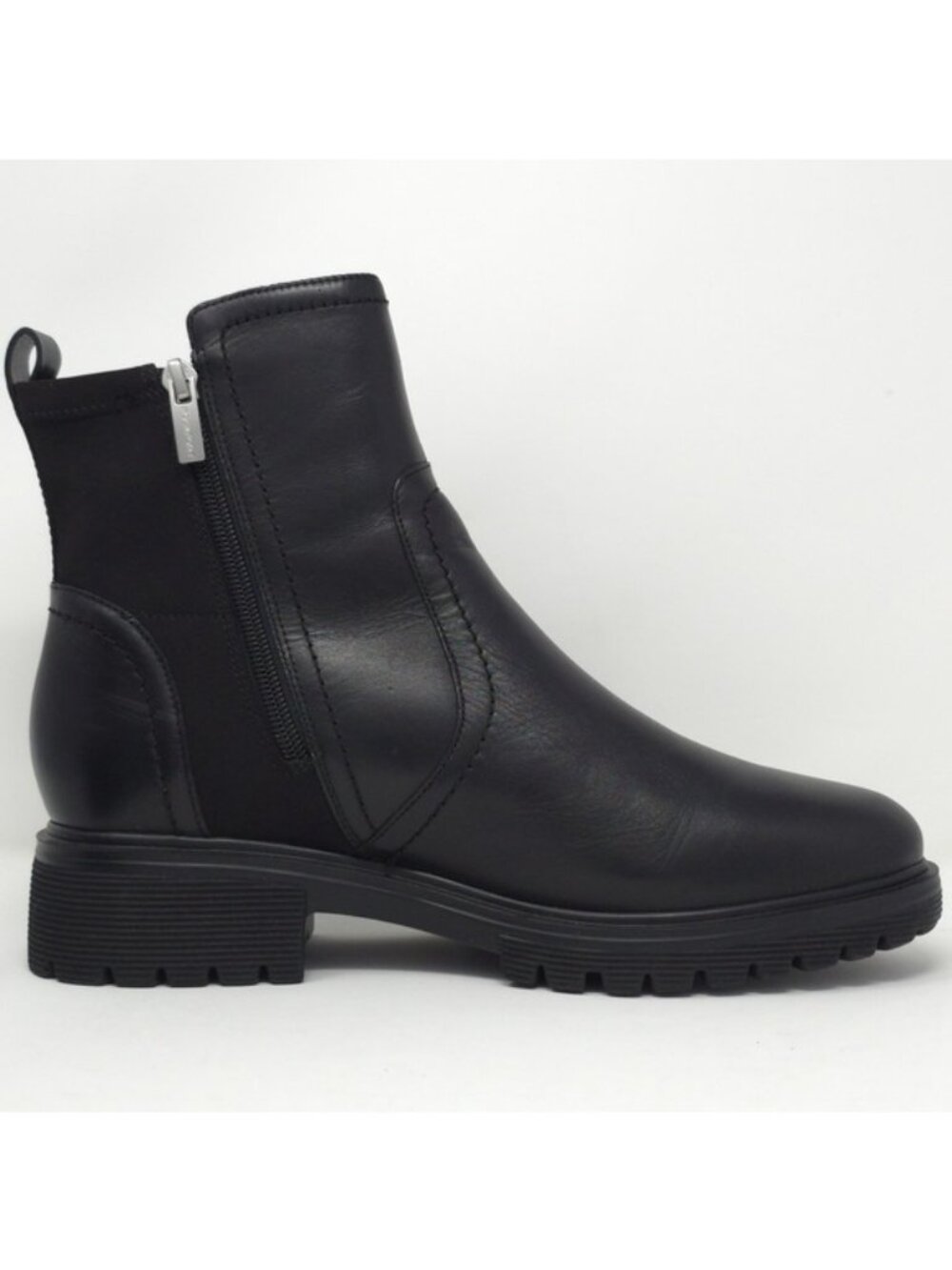 Rockport Black Leather Ankle Booties with Side Zip 9.5M - Picture 4 of 14